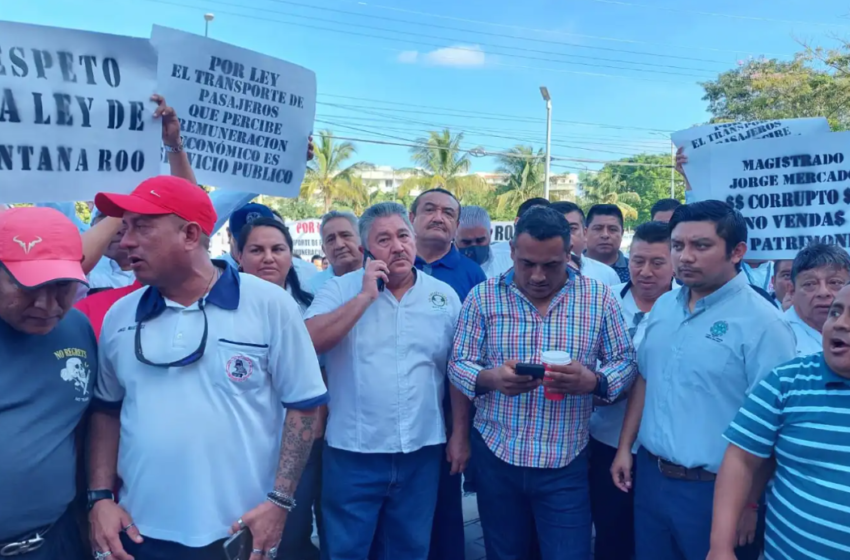  Repudio empresarial a taxistas por oponerse a Uber en Q. Roo
