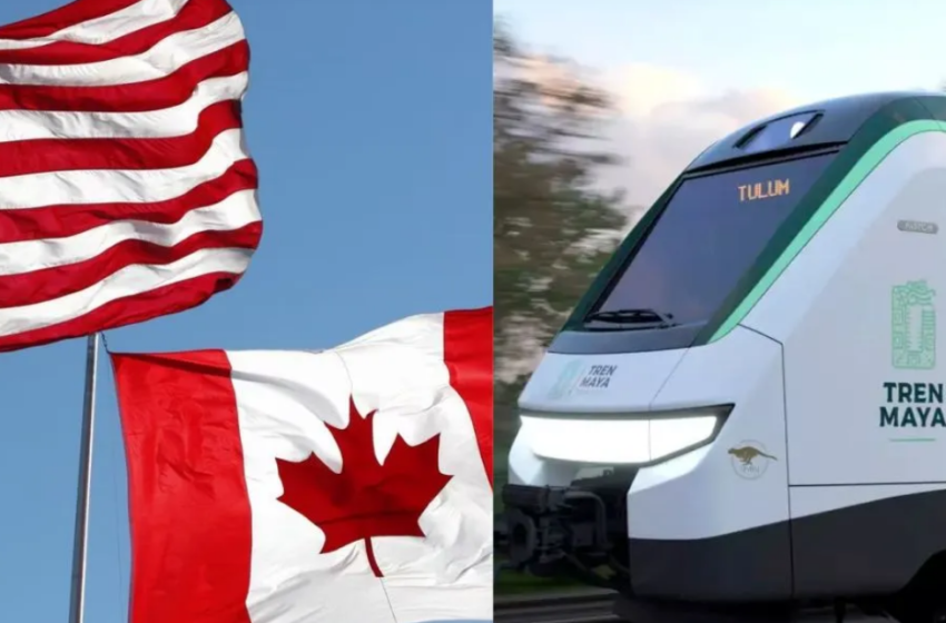  Tren Maya se conectará con EU y Canadá