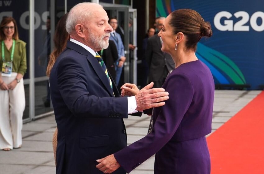 La presidenta de México, Claudia Sheinbaum, llegó esta mañana al Museo de Arte Moderno de Río de Janeiro para participar en la Cumbre de Líderes del G20.