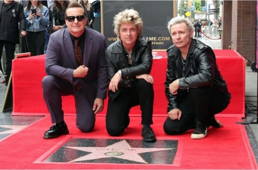 Green Day hace historia: recibe estrella en el Paseo de la Fama de Hollywood por su legado musical