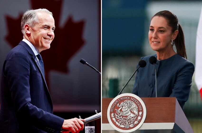  Sheinbaum sostiene llamada con el primer ministro de Canadá y reitera compromiso con el T-MEC y los trabajadores migrantes