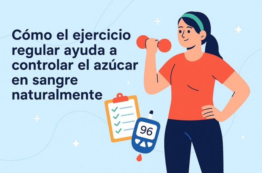 Cómo el ejercicio regular ayuda a controlar el azúcar en sangre de forma natural