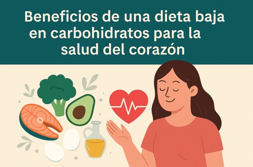  Dieta baja en carbohidratos: beneficios comprobados para la salud del corazón