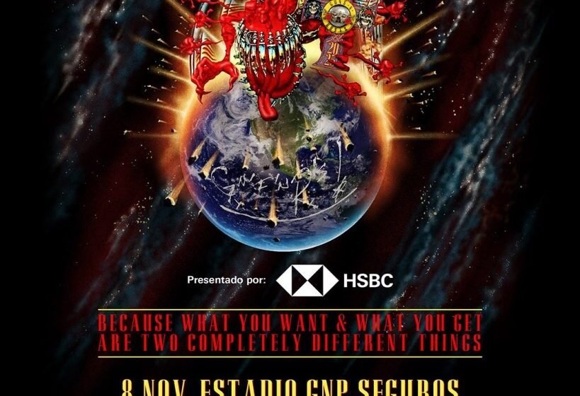 ¡Guns N’ Roses regresa con todo a México en 2025! Concierto confirmado en CDMX y fechas de venta reveladas