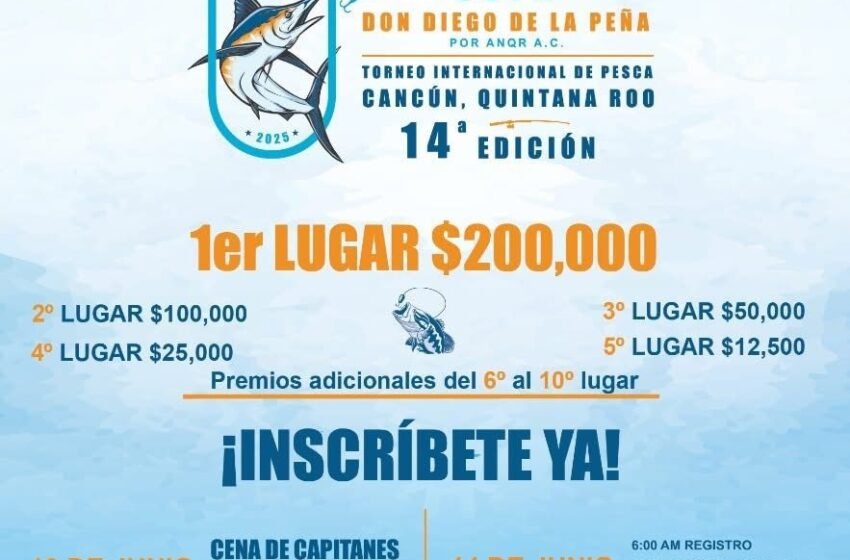  ¡Participa en el Torneo de Pesca más esperado del año en Quintana Roo!