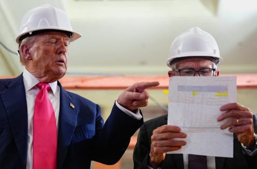  Trump confronta a Jerome Powell por millonarios sobrecostos en la Reserva Federal