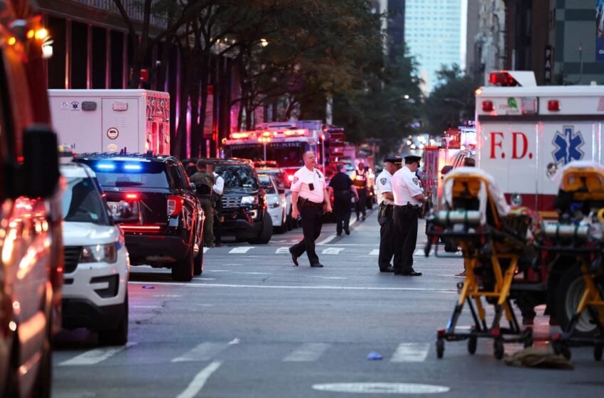 Tiroteo en Manhattan deja cinco muertos, incluido un policía: caos en sede de BlackRock y NFL