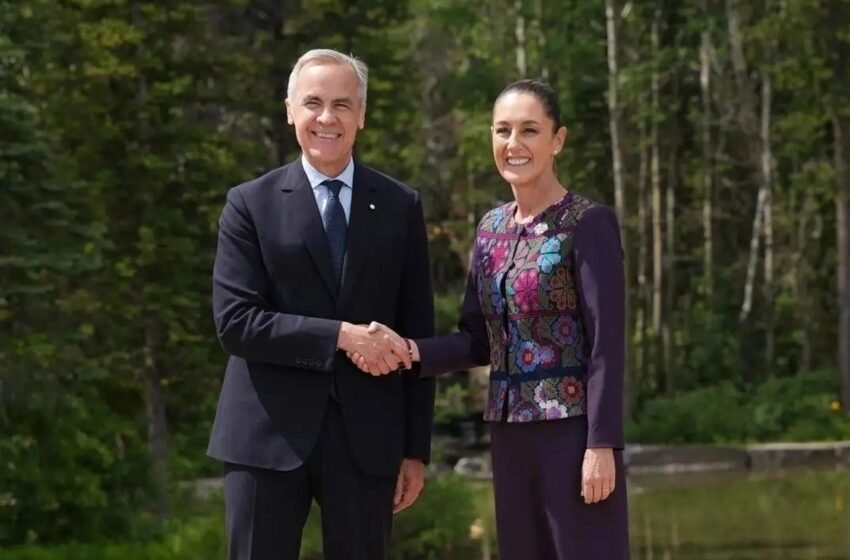  Sheinbaum y primer ministro de Canadá refuerzan relación bilateral en llamada telefónica