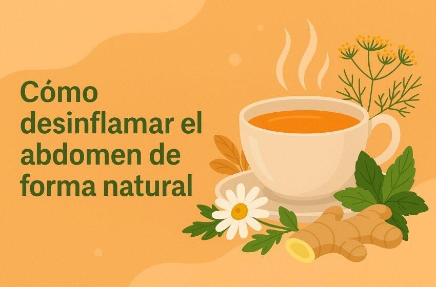  Cómo desinflamar el abdomen de forma natural con infusiones de hierbas