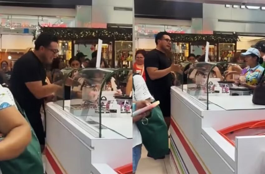  «Lord Nutrisa» se viraliza tras discutir con empleadas por un helado personalizado