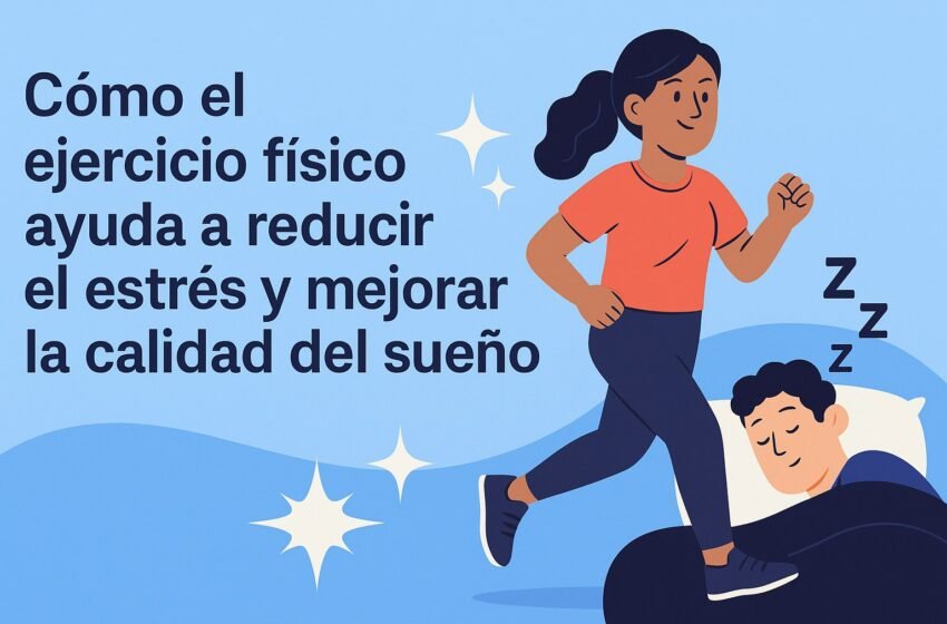  Cómo el ejercicio físico ayuda a reducir el estrés y mejorar la calidad del sueño