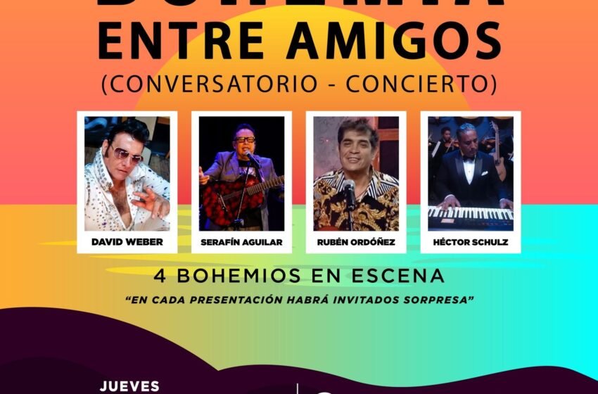  Bohemia entre Amigos llega a Cancún este 7 de agosto: una noche de música, recuerdos y emociones