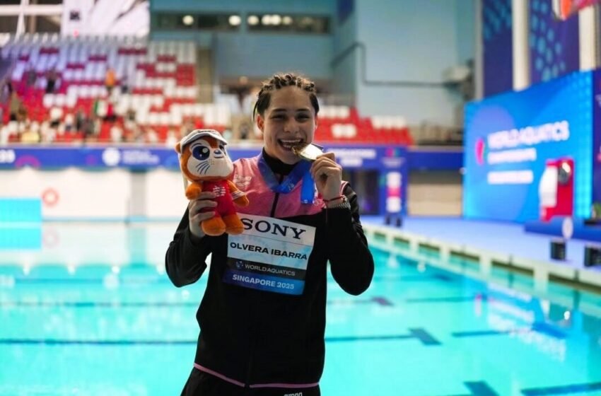  Osmar Olvera gana oro en Mundial de Clavados 2025 y rompe dominio chino en trampolín de 3 metros