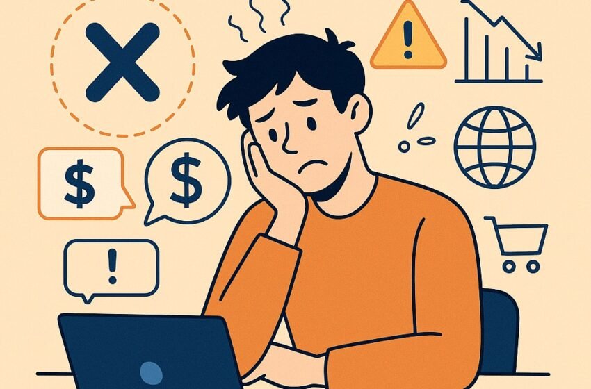  Errores comunes al iniciar un negocio online y cómo evitarlos como emprendedores