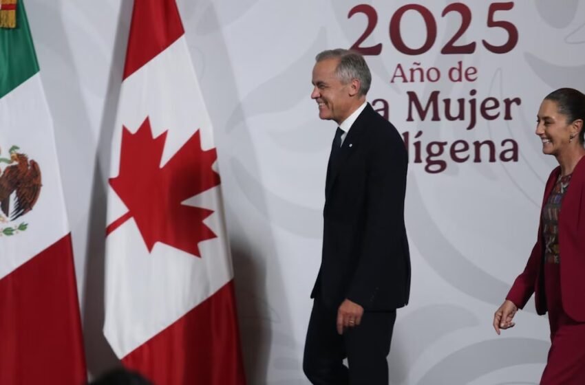  Claudia Sheinbaum y Mark Carney acuerdan plan de acción para reforzar el T-MEC