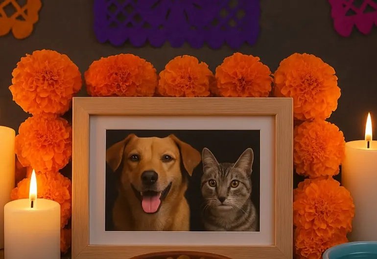 Día de Muertos 2025: ¿Cuándo se pone la ofrenda para las mascotas y qué debe llevar el altar?