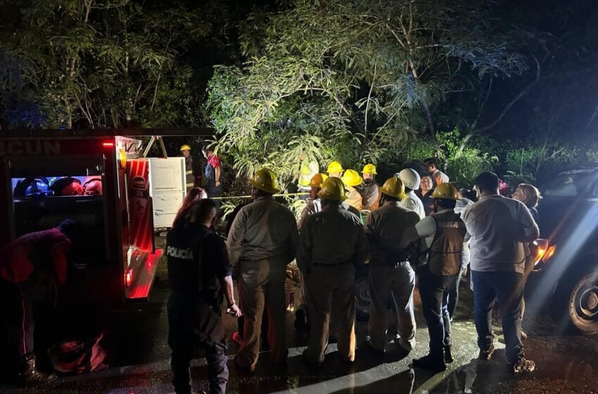  Hombre muere electrocutado al intentar robar cable de la CFE en carretera de Punta Sam