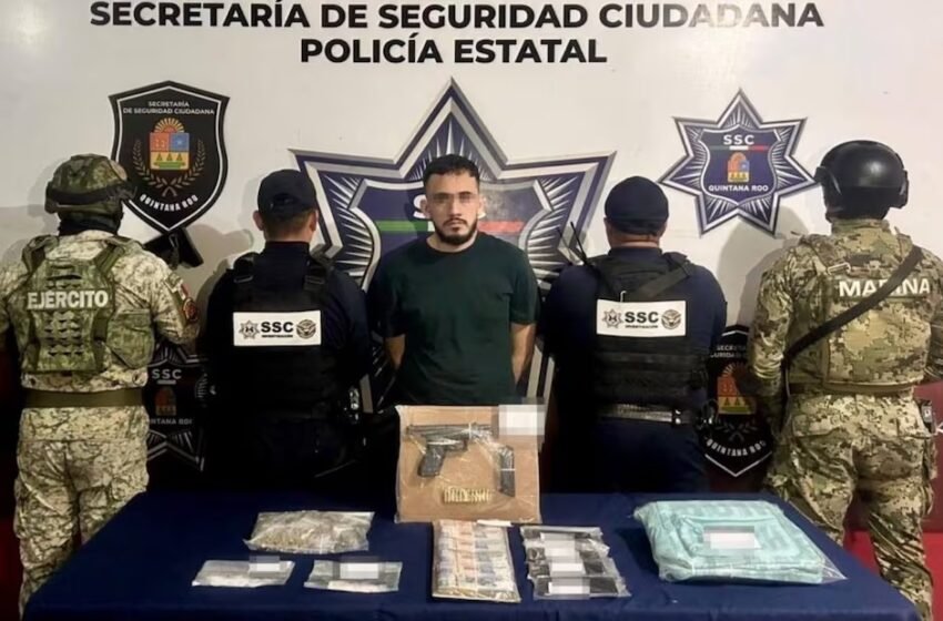  Detienen en Cancún a “El Danone”, presunto operador clave del CJNG en el norte de Quintana Roo