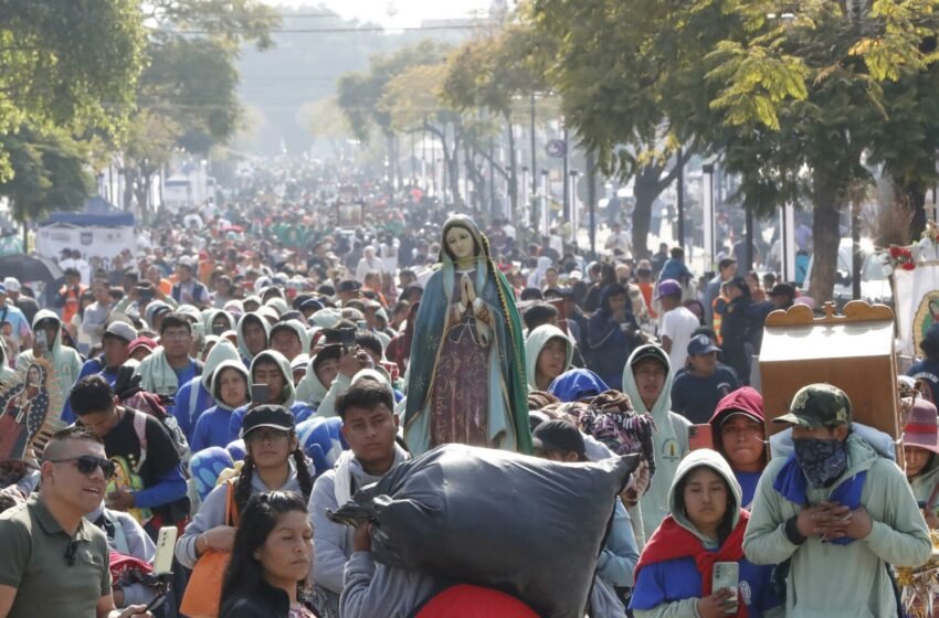  CDMX se prepara para recibir a 13 millones de peregrinos por la festividad de la Virgen de Guadalupe