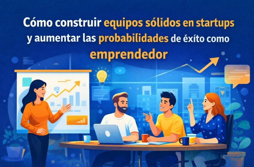  Cómo construir equipos sólidos en startups y aumentar las probabilidades de éxito como emprendedor