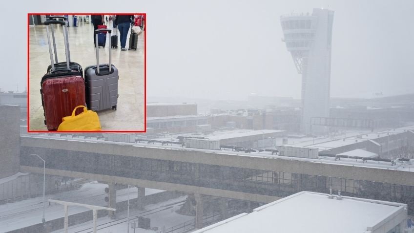  Más de 100 vuelos afectados en Cancún por tormenta invernal en Estados Unidos