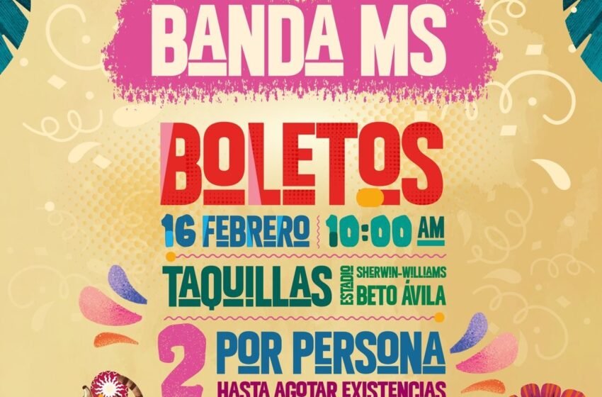  Banda MS se presentará en el Carnaval Cancún 2026; boletos estarán disponibles desde el 16 de febrero