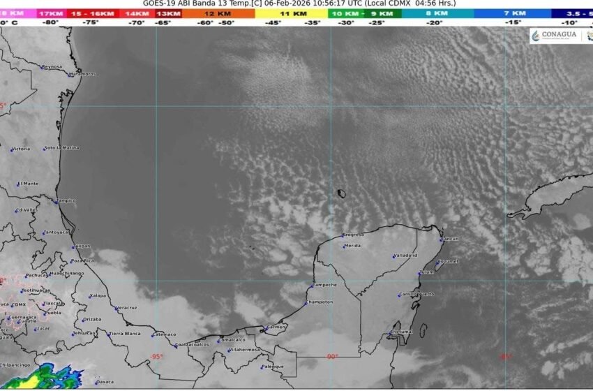  Frente Frío número 33 provocará evento de norte y oleaje elevado en Cancún y costas de Quintana Roo