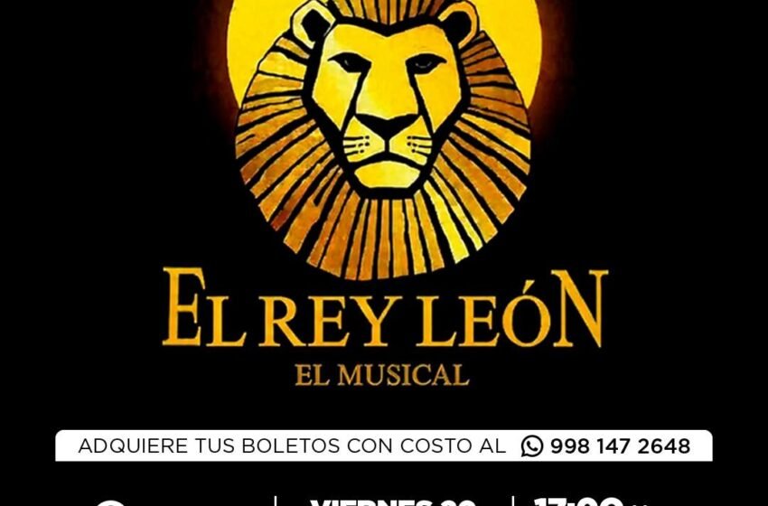  El Rey León llega al escenario: alumnos de Arte de Cancún presentan el musical en el Teatro de la Ciudad
