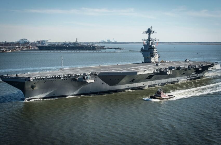  EE.UU. mueve su mayor portaaviones del Caribe al Medio Oriente en medio de tensión con Irán