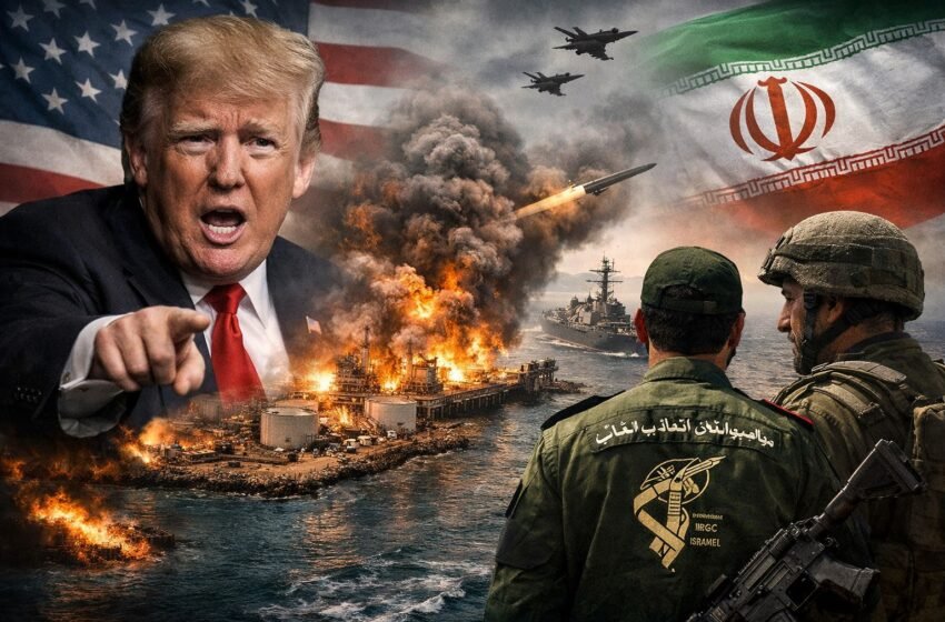  Trump amenaza con destruir la isla de Jark en plena escalada del conflicto entre Estados Unidos, Irán e Israel