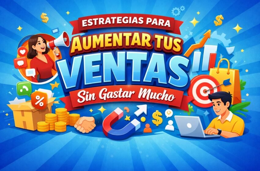  Estrategias efectivas para aumentar tus ventas sin gastar mucho: guía práctica para emprendedores