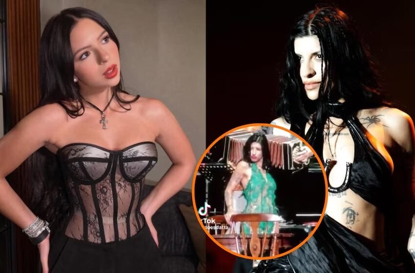  Cazzu en polémica por supuesta burla a Ángela Aguilar durante show en Argentina