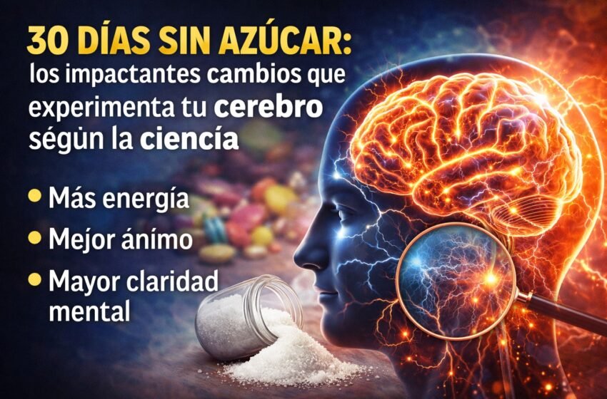  30 días sin azúcar: los impactantes cambios que experimenta tu cerebro según la ciencia
