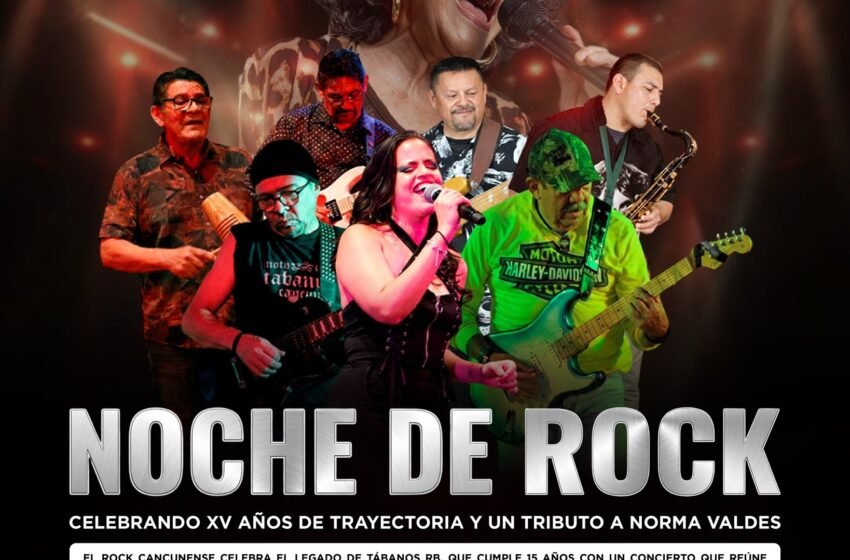  Tábanos RB celebra 15 años de rock con concierto especial en el Teatro de la Ciudad y homenaje a Norma Valdés