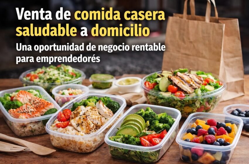  Venta de comida casera saludable a domicilio: una oportunidad de negocio rentable para emprendedores