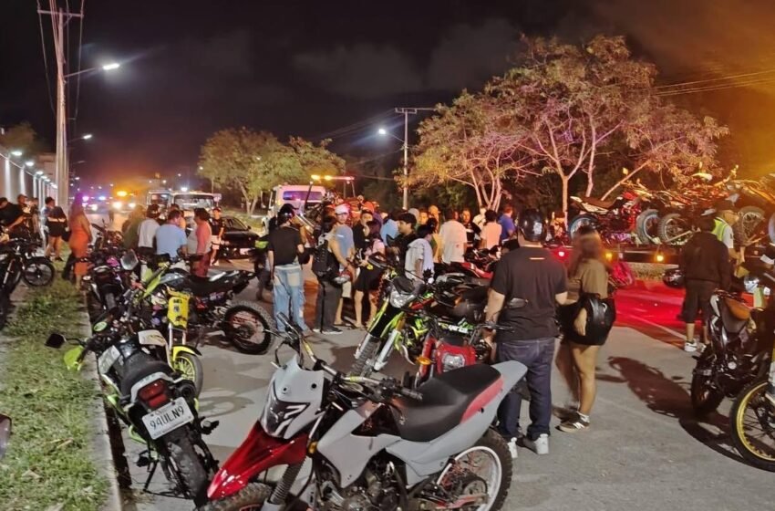  Operativo contra “rodadas” en Cancún deja más de 100 detenidos, incluidos menores de edad