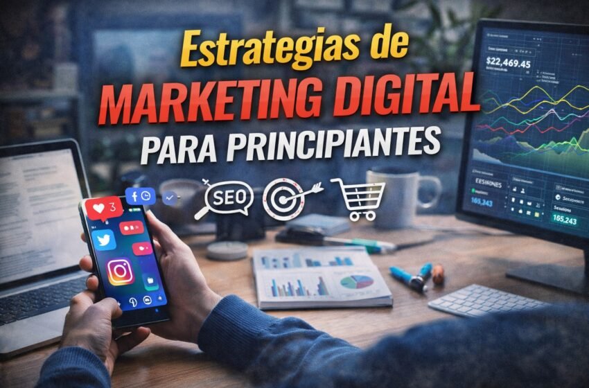  Estrategias de marketing digital para principiantes: guía básica para crecer en internet