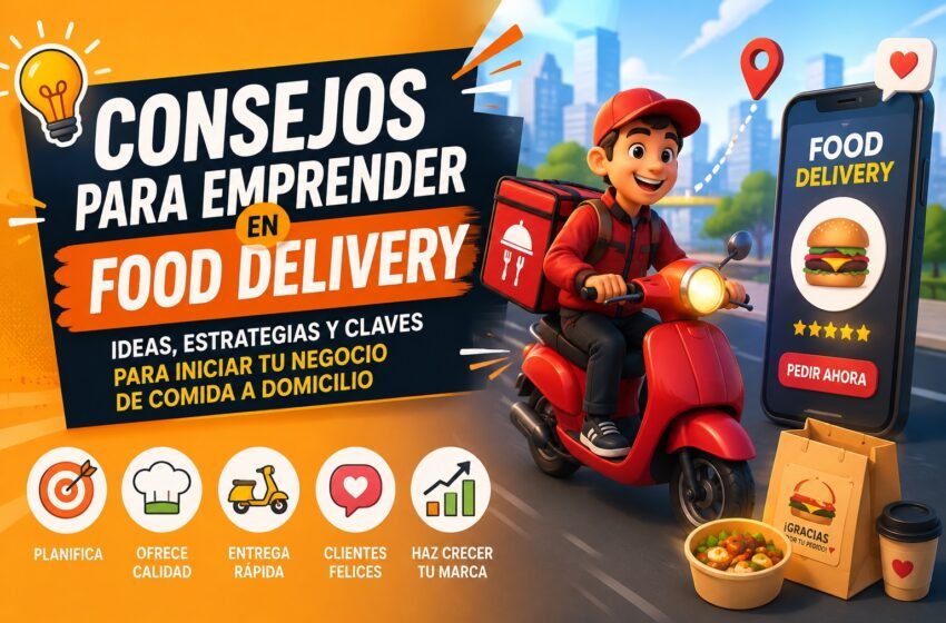  Consejos para emprender en food delivery y tener éxito en el negocio de comida a domicilio