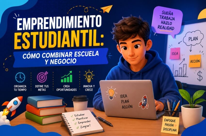  ¿Escuela y negocio al mismo tiempo? Así puedes triunfar en el emprendimiento estudiantil