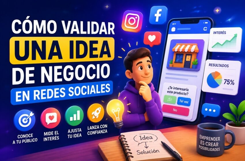  Cómo validar una idea de negocio en redes sociales antes de invertir dinero