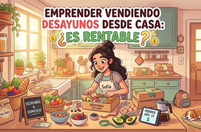  Emprender vendiendo desayunos desde casa: ¿es rentable?