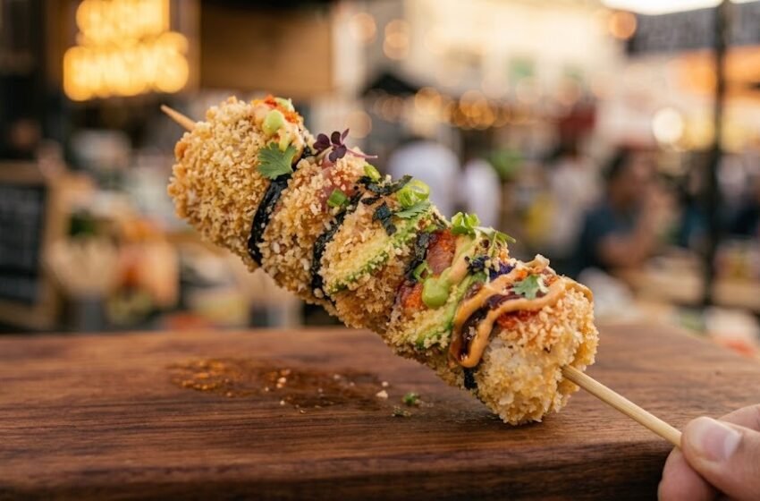  Banderilla de sushi: la nueva tendencia gastronómica que abre oportunidades para emprendedores