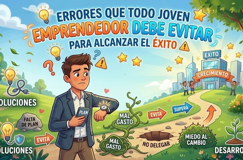  Errores que todo joven emprendedor debe evitar para alcanzar el éxito