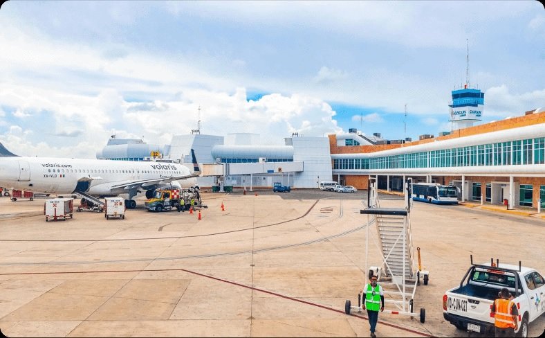  Aeropuerto de Cancún supera las 400 operaciones diarias tras 69 días de baja actividad