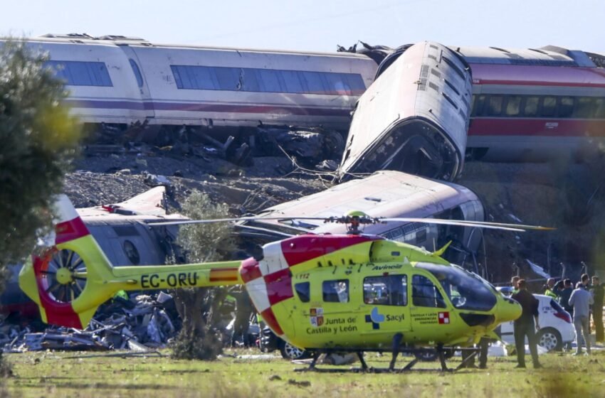  Choque de trenes en España deja al menos 64 muertos y decenas de heridos en Toledo