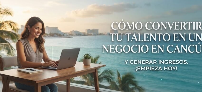  Cómo convertir tu talento en un negocio en Cancún y generar ingresos