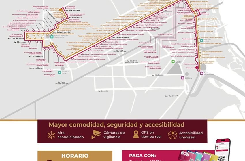  Nueva Ruta 17 en Cancún ofrecerá transporte gratis del 19 al 25 de octubre; conoce horarios y puntos de conexión